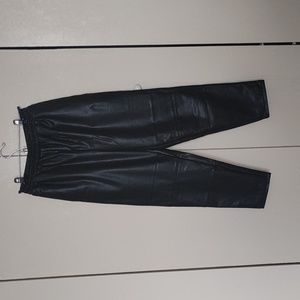 Asos Design Womens Faux Leather Pants Black Size 6